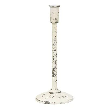 White Metal Candle Sticks