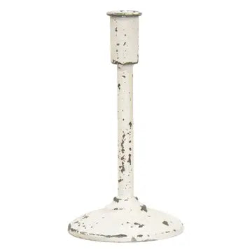 White Metal Candle Sticks