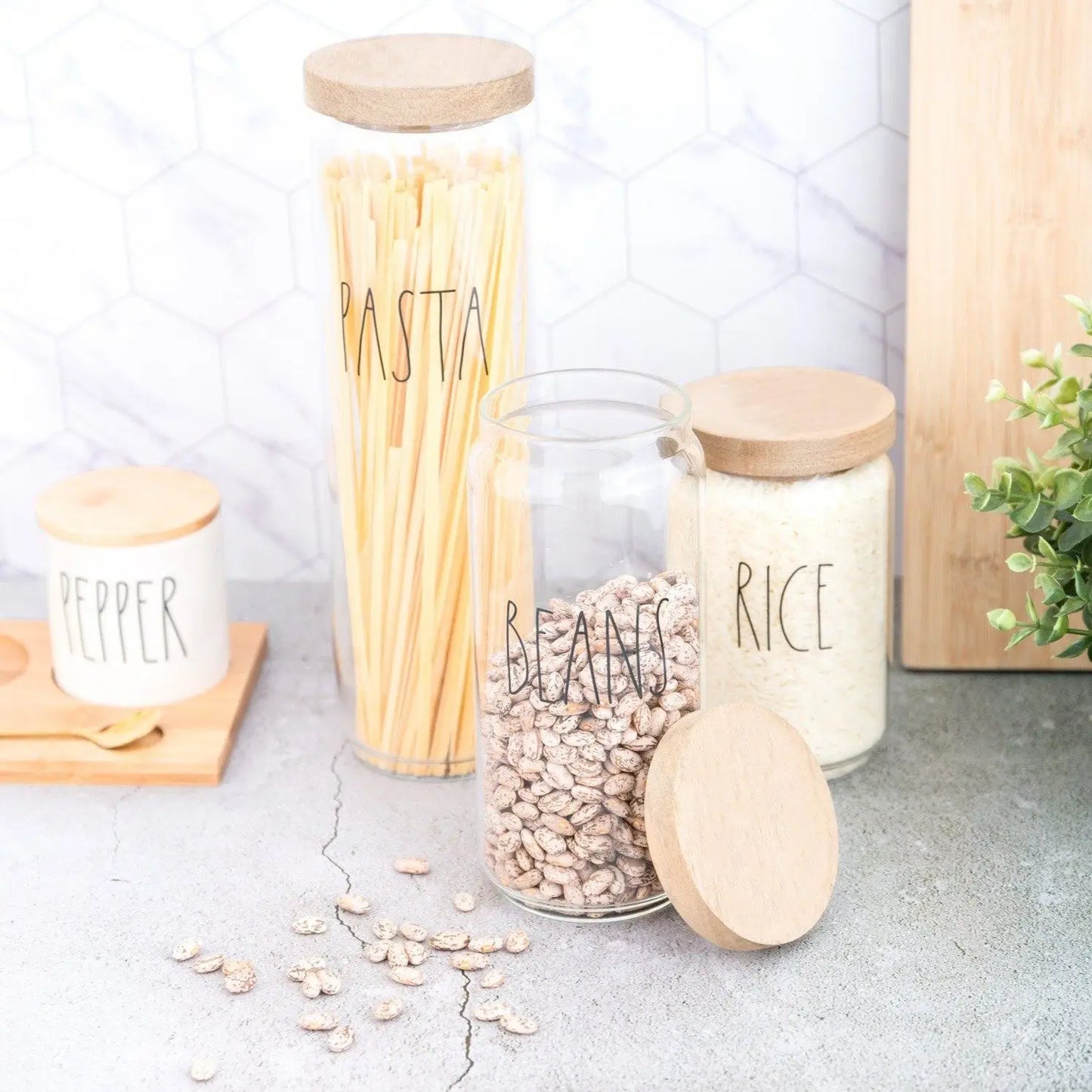 Glass Canister Set